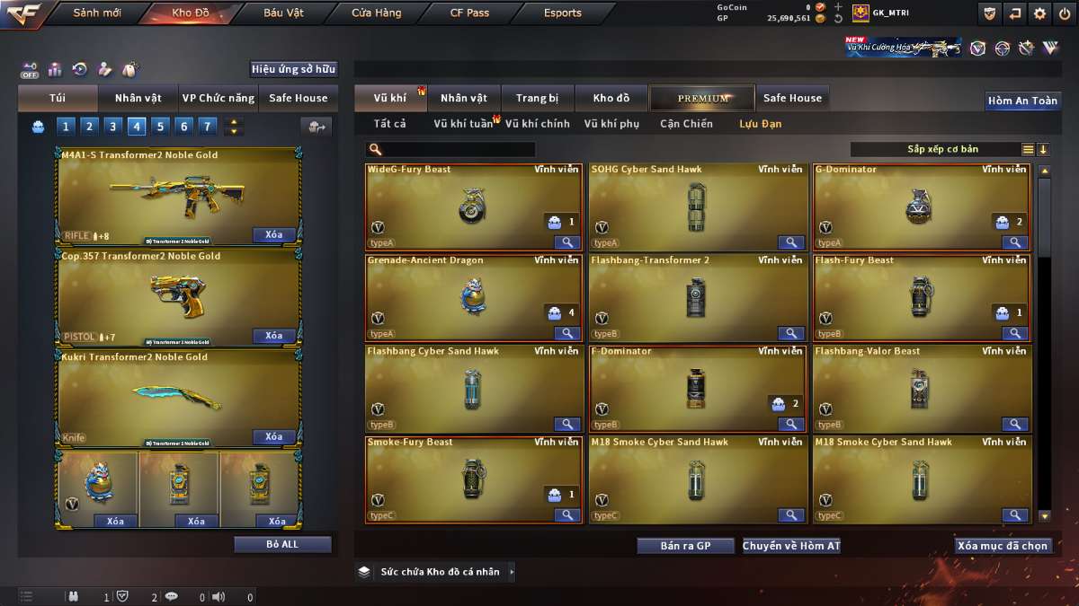 shop acc cf uy tin gia re